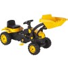 Tractor Copii Baiat Baieti cu Pedale Escavat Galben + LIVRARE GRATUITA