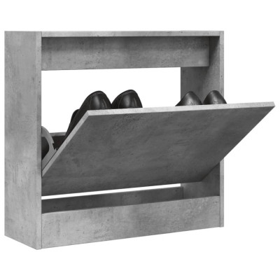 vidaXL Pantofar, gri beton, 60x21x57 cm, lemn compozit foto