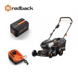 Redback Pachet E142C+EP40+EC20 Masina de tuns gazon 420mm, acumulator 40V/4Ah, incarcator 40V/2A