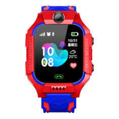 Ceas Smartwatch Copii Techstar® Q19, 1.40 inch IPS, Cartela SIM, Tracker LBS, Buton SOS, Apelare Bidirectionala, Rosu