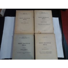 DREPT PROCESUAL PENAL - TRAIAN POP - (4 VOL) - editie 1946