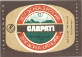 NI486 Etichetă bere blondă superioară Carpați