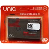 Uniq-Secure Fit Prezervative fără Latex 3 Bucăți