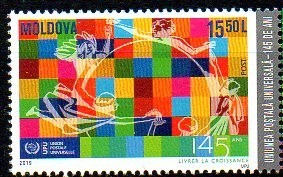 MOLDOVA 2019, Aniversari - UPU, serie neuzata, MNH