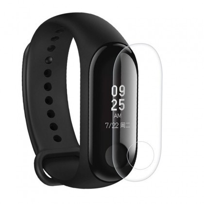 Folie protectie Hydrogel, TPU Silicon, Bratara fitness Xiaomi Mi Band 3, Bulk