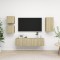 Gossi set comoda tv, 5 piese, stejar sonoma, lemn prelucrat
