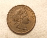 PERU 10 CENTAVOS 1954, America Centrala si de Sud