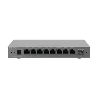 Router 8 porturi RJ45 1 Gbps, 1 port SFP 1 Gbps, 200 clienti, Multi-WAN, Cloud Management - Ruijie RG-EG209GS foto