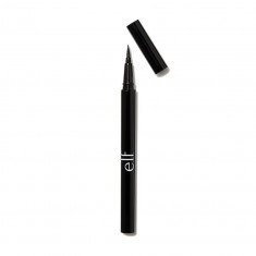 Tus pentru ochi rezistent la apa si transfer e.l.f Cosmetics H2O Proof Eyeliner Pen Jet Black, 0.7ml