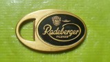 G167-Desfacator Bere alama RADEBERGER PILSENAU alama masiva aurita.
