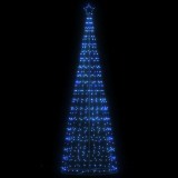 vidaXL Pom de Crăciun LED 550 LED-uri Albastru 304 cm 4016454