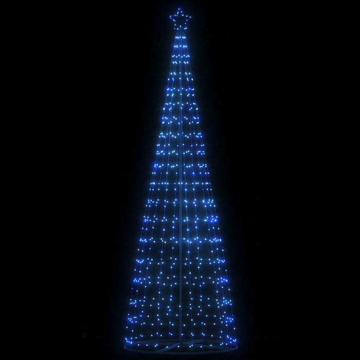 vidaXL Pom de Crăciun LED 550 LED-uri Albastru 304 cm 4016454