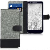 Husa pentru LG K10 (2018), Textil, Gri, 44554.22, Kwmobile