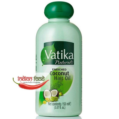 VATIKA Coconut Hair Oil (Ulei de Cocos pentru Par, Ulei de amla+Frunze de foto