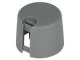 Buton rotativ indicator plastic gri 6mm 20x16mm