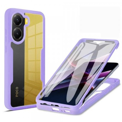 Husa pentru Xiaomi Poco X7 Pro, Techsuit, ColorVerse 360, Mov foto