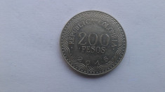 Columbia 200 pesos 2016 foto