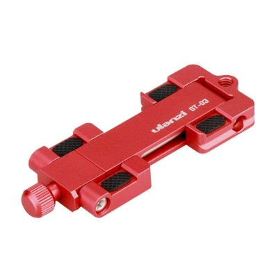 Suport pliabil Ulanzi ST-03 telefon rosu cu quick release arca-swiss 0596 foto