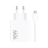 Incarcator Retea Cu Cablu USB-C Xiaomi HyperCharge Combo 90W 6.1A 1 x USB-A Alb