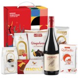Cumpara ieftin Cos Cadou de Craciun, 7 produse + Cutie Cadou, 1402 gr, Gourmet Delight