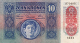 AUSTRIA-UNGARIA 10 kronen/korona 1915 VF+++/XF!!!