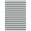 Jaluzea tip zebra gri &icirc;nchis lățime țesătură 160,9 cm poliester