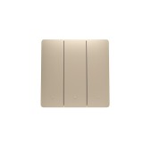 Telecomanda tripla tip comutator auto-alimentata 433 MHz, aurie