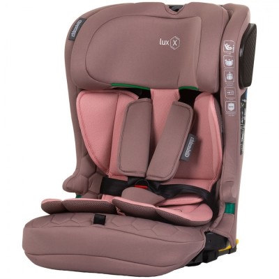 Scaun auto Chipolino Lux X I-Size 76-150 cm cu sistem Isofix flamingo foto
