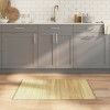 Covor Bambus vidaXL Natural Deschis 70x100 cm Dreptunghiular Antialunecare