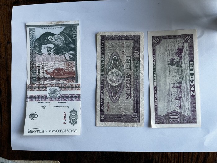 Bancnote vechi Rom&acirc;nești