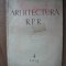 REVISTA - ARHITECTURA RPR - nr. 4 - 1954