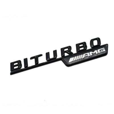 Embleme Biturbo AMG aripa Mercedes, Negru foto