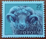 foroyar 1979-Serie veche--'' FAUNA- berbecde rasa''-Set 1VAL.=MNH-Nestampilate -Vezi-Scan
