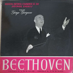 Disc vinil, LP. Simfonia Nr.2 in Re Major. Simfonia Nr.9 in Re Minor-Beethoven, Orchestra Simfonica A Filarmonic