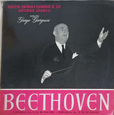 Disc vinil, LP. Simfonia Nr.2 in Re Major. Simfonia Nr.9 in Re Minor-Beethoven, Orchestra Simfonica A Filar-248090 foto