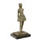 Dansatoare la 14 ani - statueta din bronz pe soclu din marmura BX-10