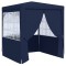 Cort petrecere profesional cu pereți, albastru, 2x2 m, 90 g/m&sup2;