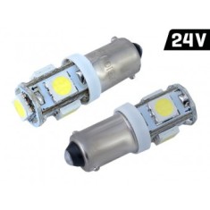 Set 2 becuri 5 LED 24V T4W-BA9S 58930