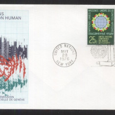 UN New York 1976 Habitat Mi.297-298 FDC UN.057