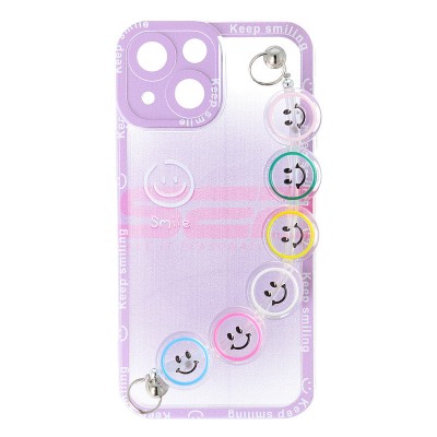 Toc TPU Smiley Chain Apple iPhone 13 mini Purple foto