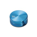 Grinder metalic Black Leaf , Al SkyBlue, 2 Parti, O40mm