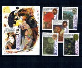 Georgia 2000 - Picturi, arta, serie nedantelata si colita nedantelata neuzata