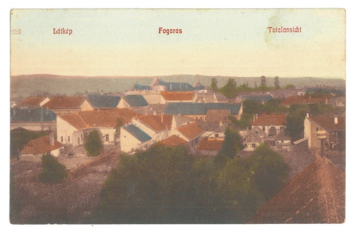 1992 - FAGARAS, Brasov, Panorama, Romania - old postcard - unused