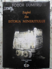 PAGINI DIN ISTORIA MINERITULUI-FODOR DUMITRU foto