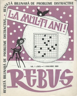 Revista Rebus nr. 1 / 1 ianuarie 1981 foto