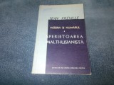 JEAN FREVILLE - MIZERIA SI NUMARUL SPERIETOAREA MALTHUSIANISTA