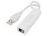 Adaptor USB 2.0 Fast Ethernet RJ45 Alb