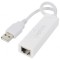 Adaptor USB 2.0 Fast Ethernet RJ45 Alb