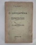 Carte veche Istorie Dr Dusan J Popovic Despre Cincari Carte in limba sarba Carte cu autograf