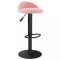 Scaun de bar, roz, catifea